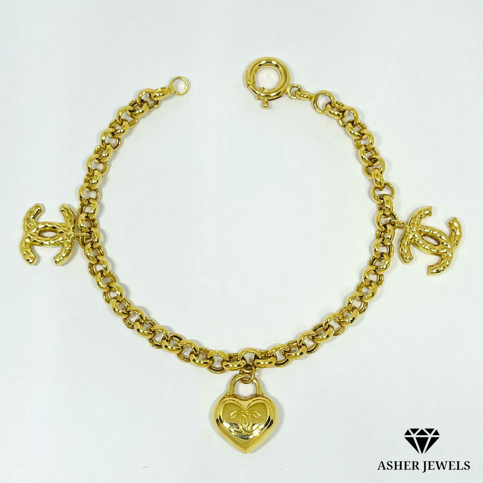 Chanel Charms Bracelet 7.5"